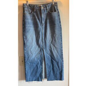 Marine Layer Denim Midi Skirt